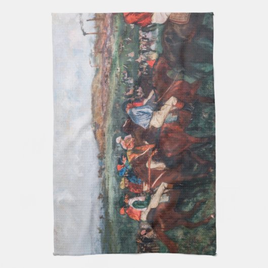 Linge De Cuisine Edgar Degas - Course des hommes (Vertical)