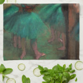 Linge De Cuisine Edgar Degas - Danseurs, rose et vert (Plié)