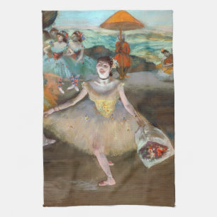Linge De Cuisine Edgar Degas - Danseuse avec Bouquet, Bwing on Stag