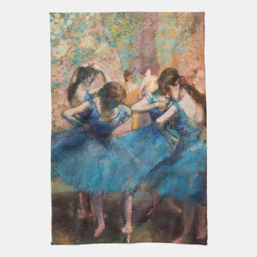 Linge De Cuisine Edgar Degas - Danseuses en bleu (Vertical)