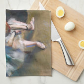 Linge De Cuisine Edgar Degas - En attente (Quart Plié)