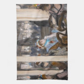 Linge De Cuisine Edgar Degas - Femmes sur une terrasse de café en s (Vertical)