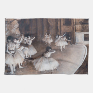Linge De Cuisine Edgar Degas - Répétition de ballet sur scène