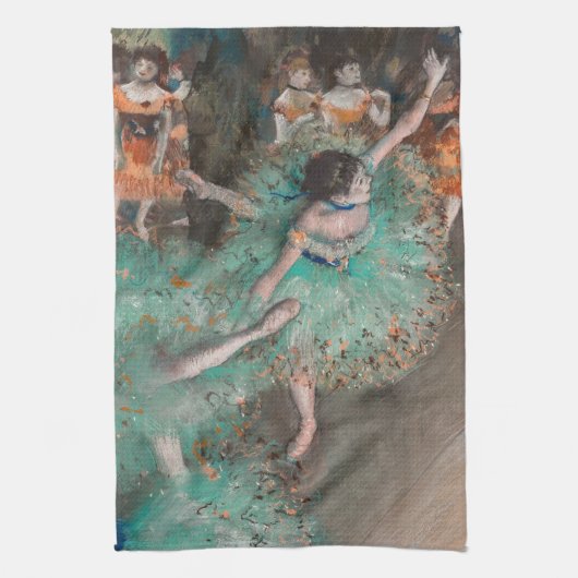 Linge De Cuisine Edgar Degas - Swaying Dancer / Danseuse en vert (Vertical)