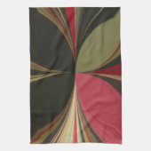 Linge De Cuisine Edgy Earth Kaleidoscope Art (Vertical)