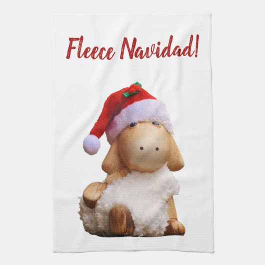 Linge De Cuisine Editable Fleece Navidad (Vertical)
