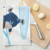 Linge De Cuisine Éditez, Noël/Navidad, patinage de glace (Quart Plié)