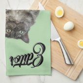 Linge De Cuisine Editor Cat by RoseWrites Kitchen Towel (Quart Plié)