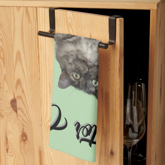 Linge De Cuisine Editor Cat by RoseWrites Kitchen Towel (Pliage en tiers)