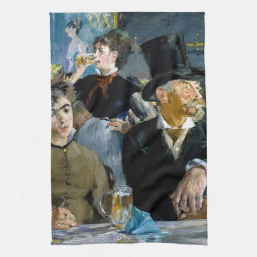 Linge De Cuisine Edouard Manet - Au Café (Vertical)