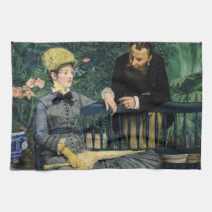 Linge De Cuisine Edouard Manet - Dans la serre