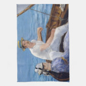 Linge De Cuisine Edouard Manet - En bateau (Vertical)