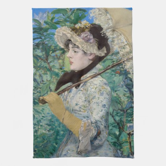 Linge De Cuisine Edouard Manet - Jeanne / Printemps (Vertical)