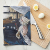 Linge De Cuisine Edouard Manet - Le Chemin De Fer (Quart Plié)