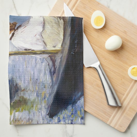 Linge De Cuisine Edouard Manet - Monet dans son Studio Boat (Quart Plié)