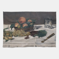 Edouard Manet - Nature morte, Fruits sur table