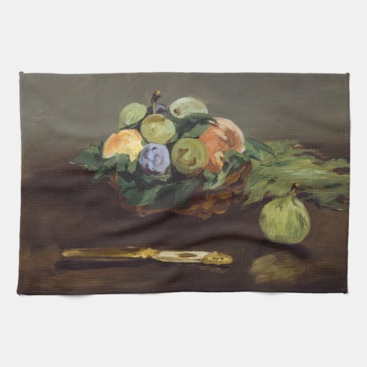 Linge De Cuisine Edouard Manet - Panier de fruits (Horizontal)
