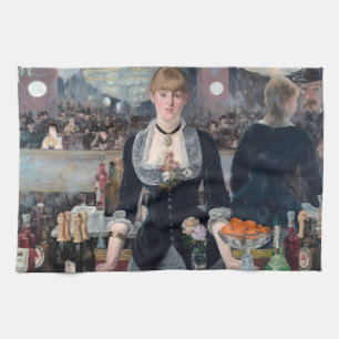 Linge De Cuisine Edouard Manet - Un bar aux Folies-Bergere