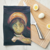 Linge De Cuisine Edvard Munch - Anxiété (Quart Plié)