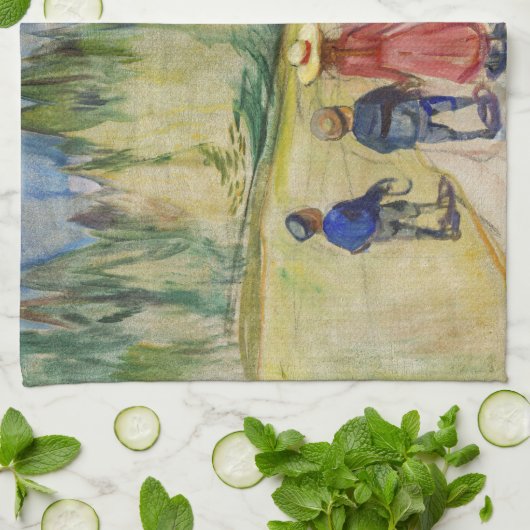 Linge De Cuisine Edvard Munch - La forêt Fairytale (Plié)