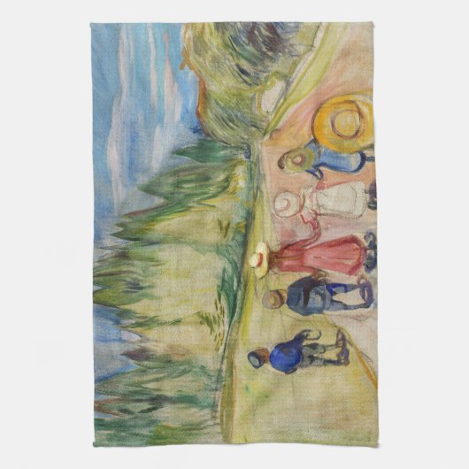 Linge De Cuisine Edvard Munch - La forêt Fairytale (Vertical)