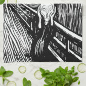 Linge De Cuisine Edvard Munch - La lithographie de cri (Plié)