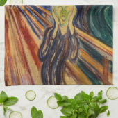 Linge De Cuisine Edvard Munch - Le cri 1910 (Plié)