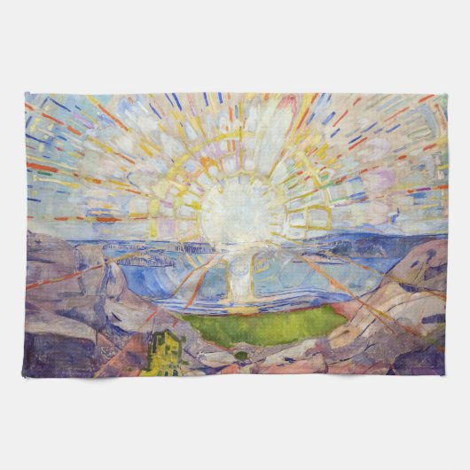 Linge De Cuisine Edvard Munch - Le Soleil 1911 (Horizontal)