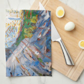 Linge De Cuisine Edvard Munch - Le Soleil 1912 (Quart Plié)
