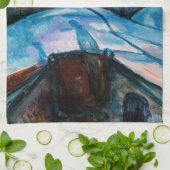 Linge De Cuisine Edvard Munch - Nuit étoilée 1922 (Plié)