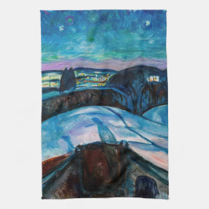 Linge De Cuisine Edvard Munch - Nuit étoilée 1922