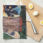 Linge De Cuisine Edvard Munch - Quatre filles à Asgardstrand (Quart Plié)