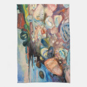 Linge De Cuisine Edvard Munch - Rive avec Maison Rouge (Vertical)