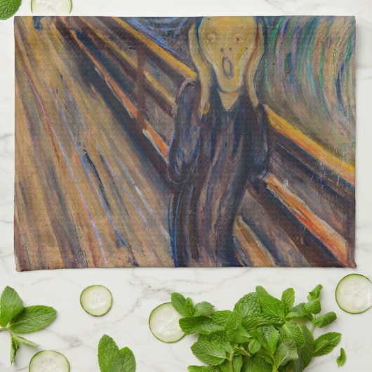 Linge De Cuisine Edvard Munch - The Scream 1893 (Plié)