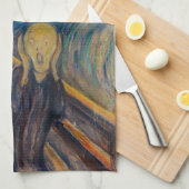 Linge De Cuisine Edvard Munch - The Scream 1893 (Quart Plié)