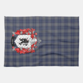 Linge De Cuisine Edwards Family Crest et Tartan (Horizontal)