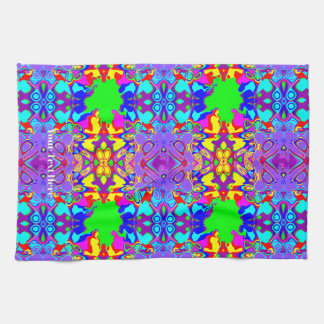 Linge De Cuisine Effet de miroir inspirant motif d'art abstrait