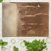 Linge De Cuisine Effet photo endommagé New York (Plié)