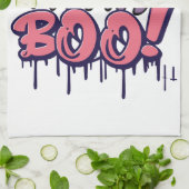 Linge De Cuisine Effrayant Boo (Plié)