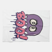 Linge De Cuisine Effrayant Boo (Horizontal)