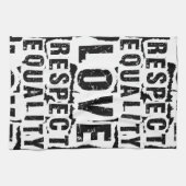Linge De Cuisine Égalité Amour et respect Mois de la fierté (Horizontal)