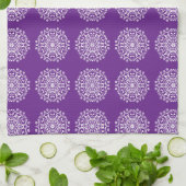 Linge De Cuisine Eggplant Mandala (Plié)
