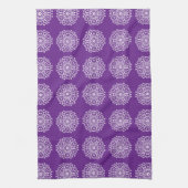 Linge De Cuisine Eggplant Mandala (Vertical)