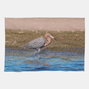 Linge De Cuisine Egret rouge sur North Beach