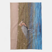 Linge De Cuisine Egret rouge sur North Beach (Vertical)