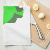 Linge De Cuisine eh bien... merde ! - Choisir la couleur arrière - (Quart Plié)