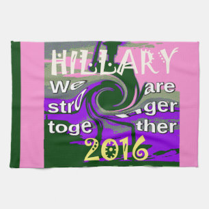 Linge De Cuisine Élection 2016 Hillary USA Nous sommes plus forts e