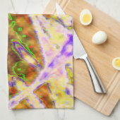 Linge De Cuisine Électrique Vert organique (Quart Plié)