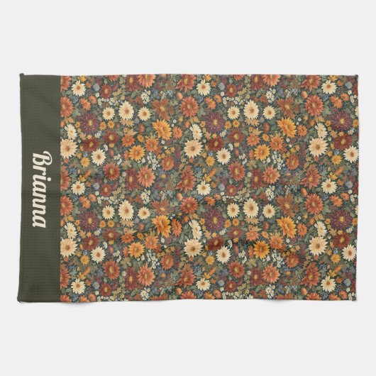 Linge De Cuisine Élégance d'automne (Horizontal)