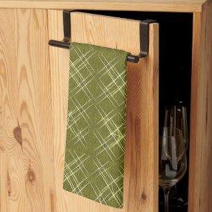 Linge De Cuisine Élégance en croisillons